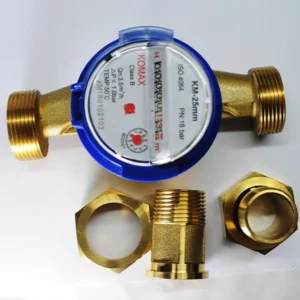 Đồng hồ nước Komax thân đồng