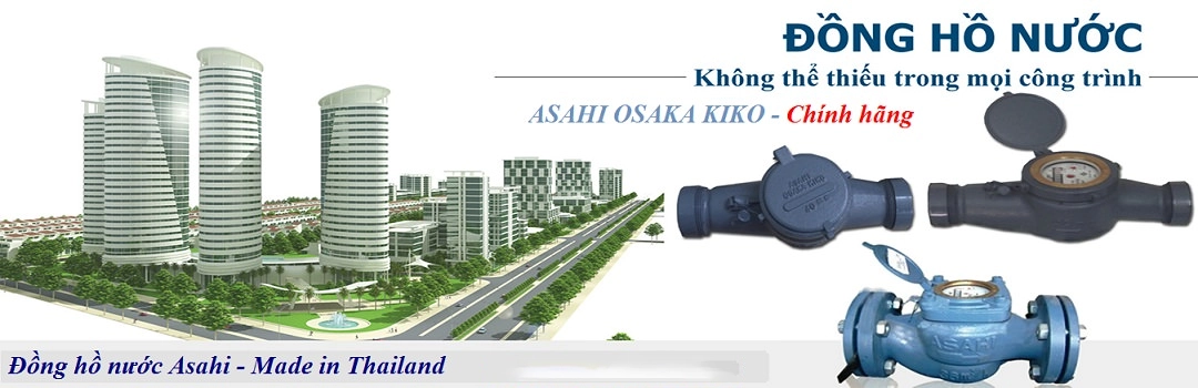 Đồng hồ nước Asahi GMK40 made in Thailand