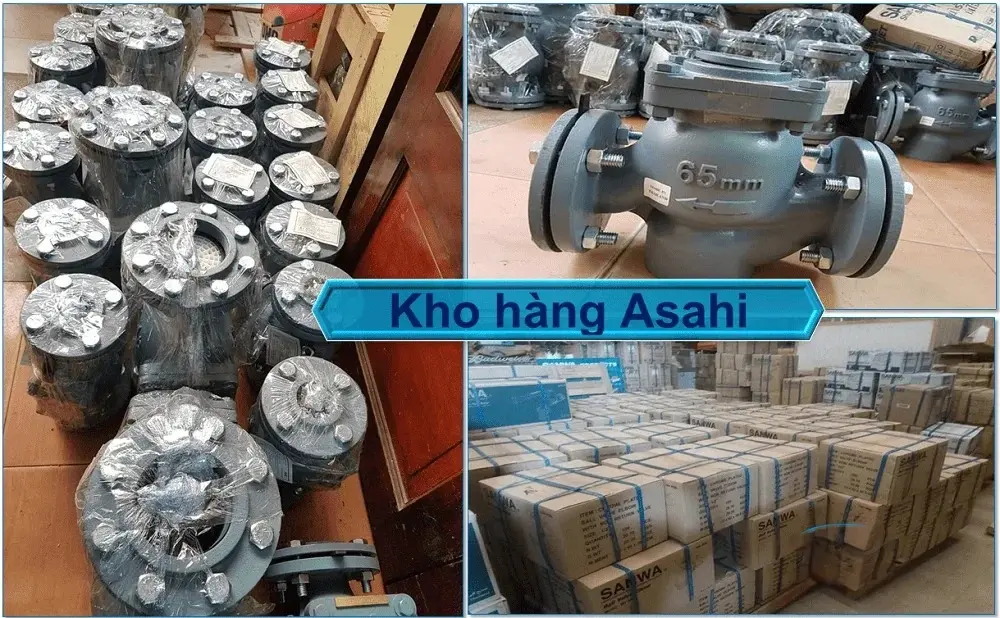 Kho hàng đồng hồ nước Asahi tại Đồng Hồ Đo Lưu Lượng