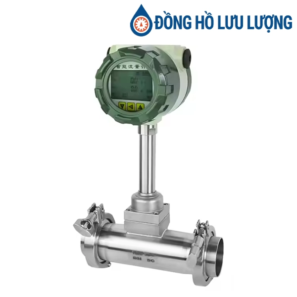 Đồng hồ đo lưu lượng Vortex dạng clamp
