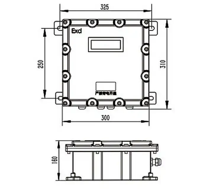 Cấu tạo của đồng hồ đo lưu lượng siêu âm chống cháy nổ