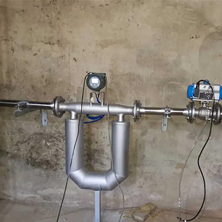 Ứng dụng đồng hồ đo lưu lượng Coriolis chữ U vào đường ống