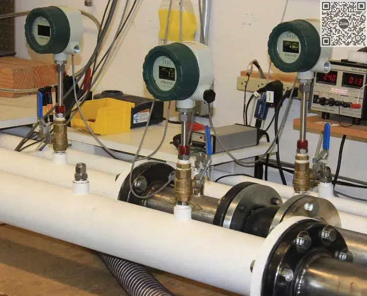 Ứng dụng đồng hồ lưu lượng khối nhiệt khí gas vào đường ống