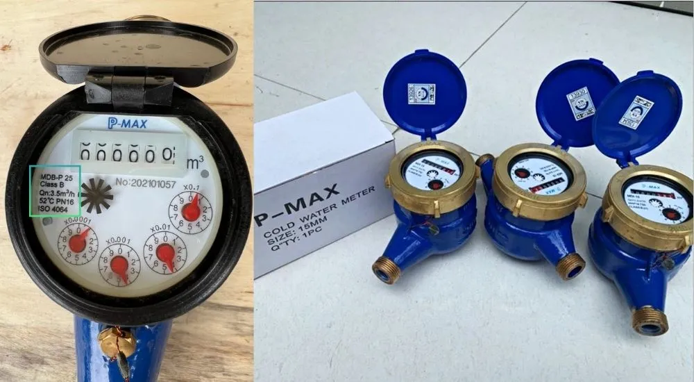 Đồng hồ đo nước Pmax nối ren