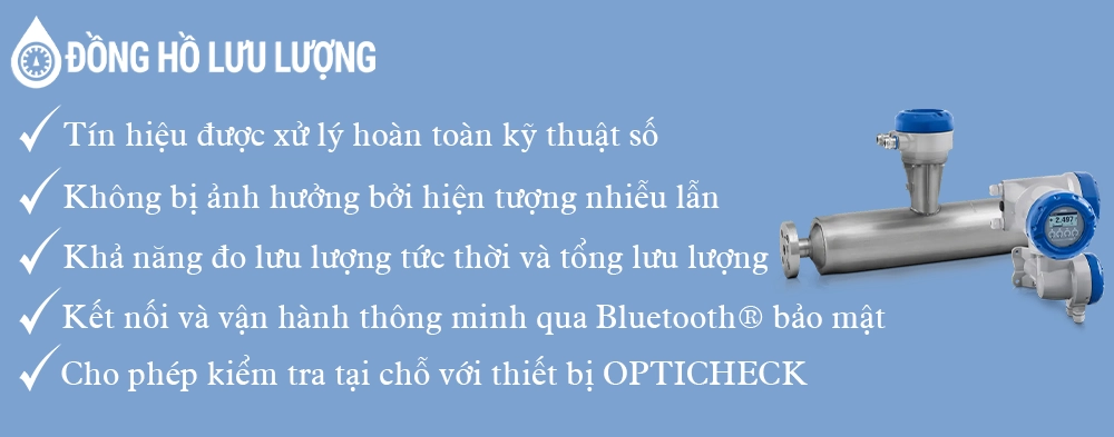 Tính năng của đồng hồ đo lưu lượng Optimass 1400