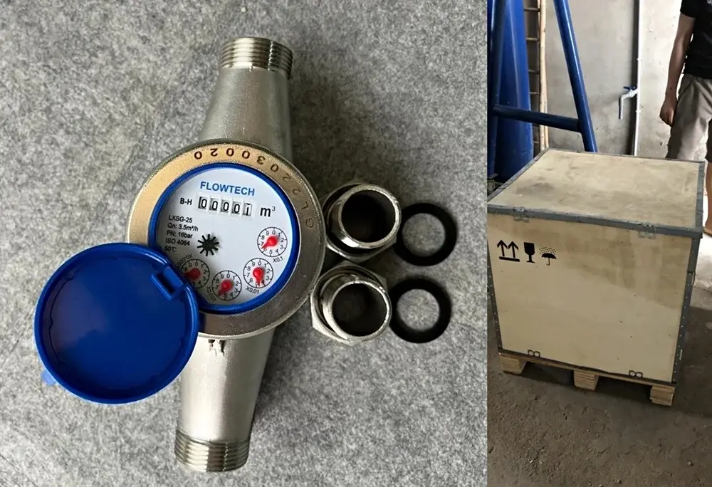 ĐHĐLL - Nơi cung cấp đồng hồ Flowtech LXSG inox nối ren uy tín, giá rẻ và chất lượng