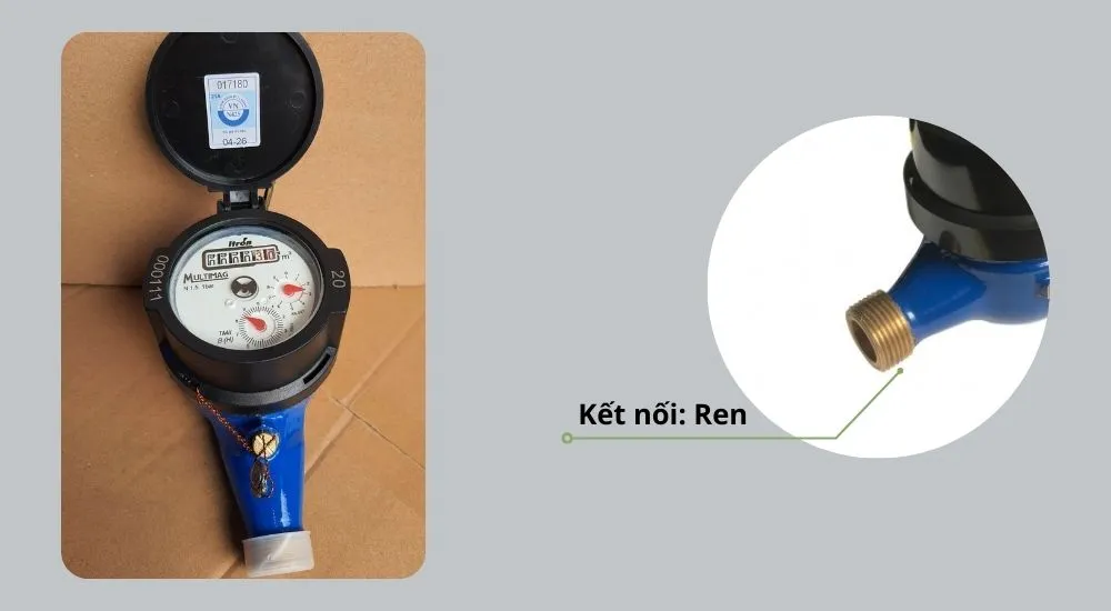 Ưu điểm của kết nối ren trên đồng hồ Itron