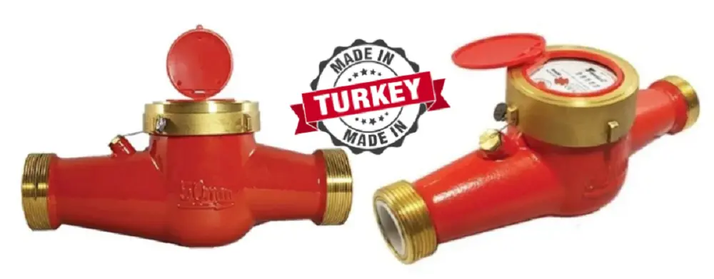 Đồng hồ nước Turkoglu nước nóng nối ren