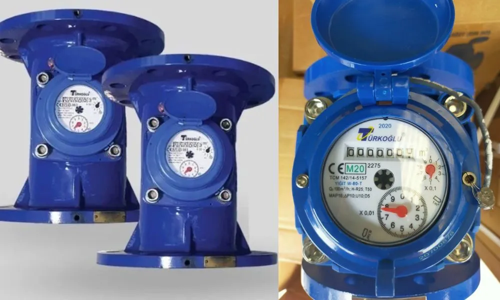 Đồng hồ nước Turkoglu nước thải mặt bích