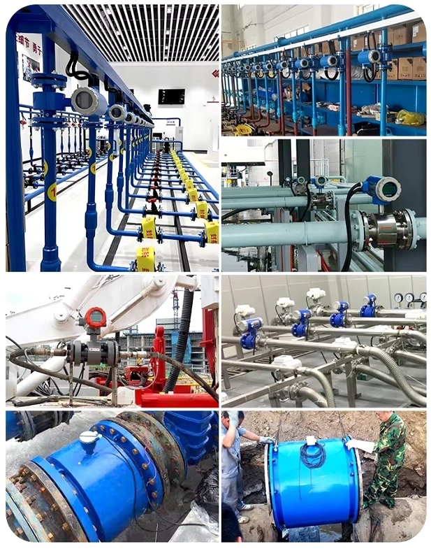 Ứng dụng đồng hồ Em-Flow hóa chất điện từ vào đường ống