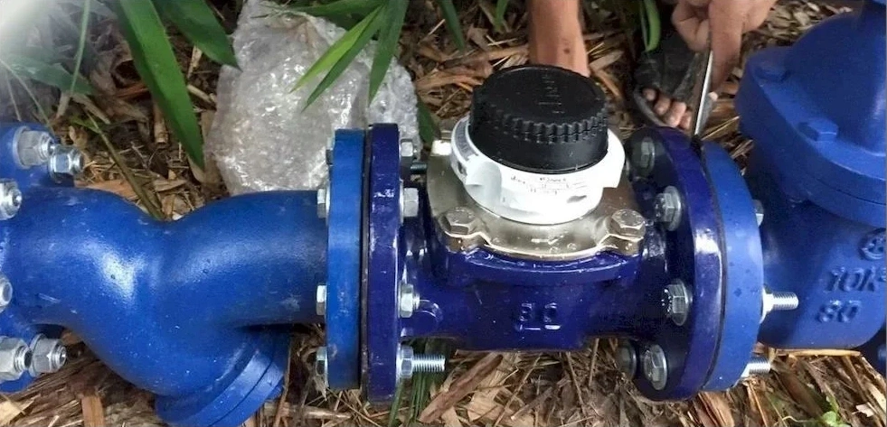 Ứng dụng đồng hồ Sensus nước lạnh vào đường ống