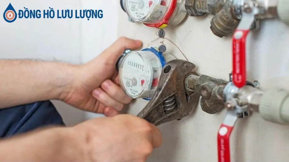 3 bước lắp đặt đồng hồ đo nước phòng trọ chuẩn