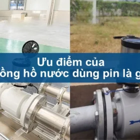Ưu điểm của đồng hồ nước dùng pin