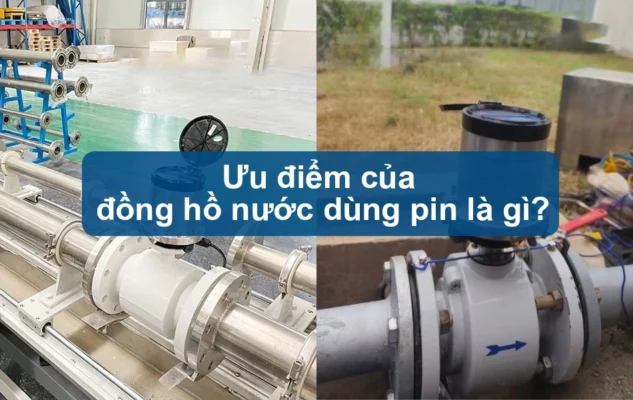Ưu điểm của đồng hồ nước dùng pin