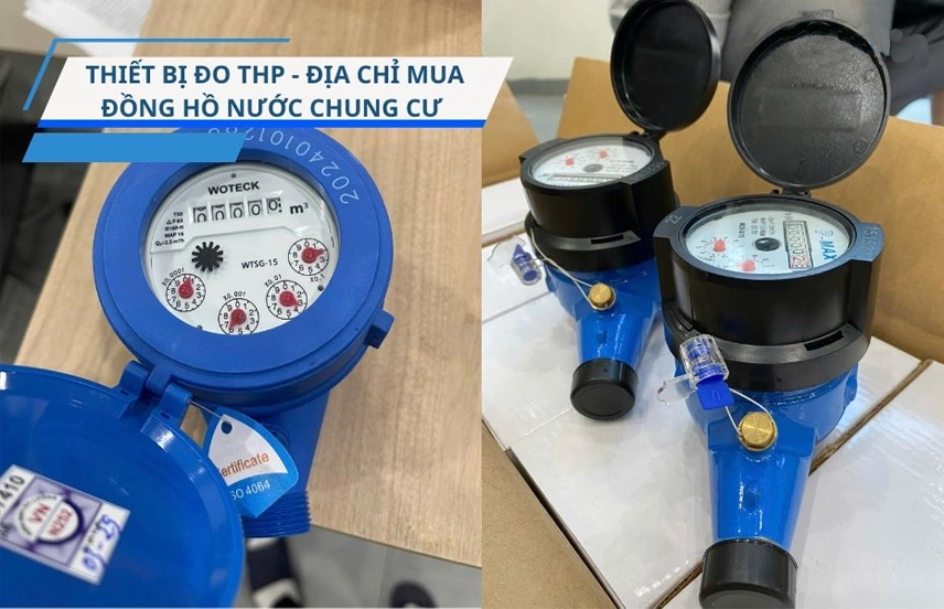 Đồng hồ nước chung cư Komax