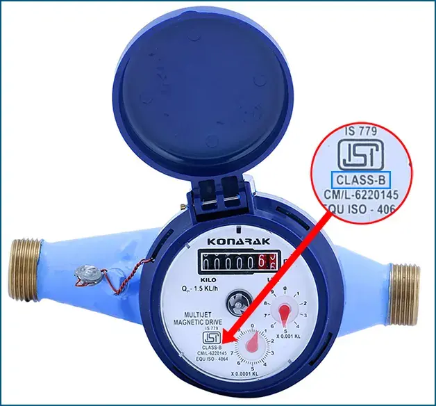 Đồng hồ nước Cấp B (Class B)