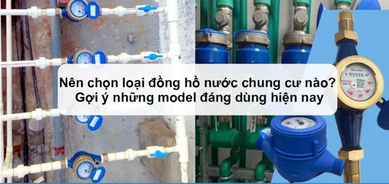 Đồng hồ nước chung cư