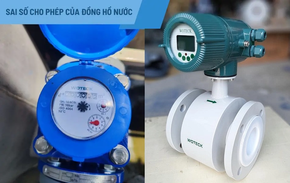 Tìm hiểu về sai số cho phép của đồng hồ nước