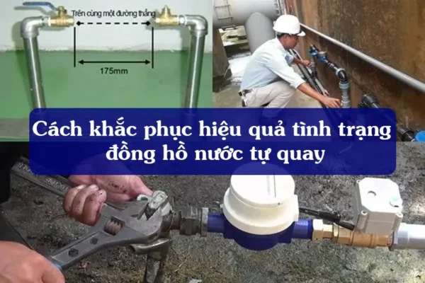 Cách khắc phục hiệu quả tình trạng đồng hồ nước tự quay