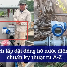 Cách lắp đặt đồng hồ nước điện tử chuẩn kỹ thuật từ A-Z