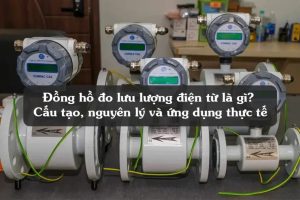 Đồng hồ đo lưu lượng điện từ là gì? Cấu tạo, nguyên lý và ứng dụng thực tế