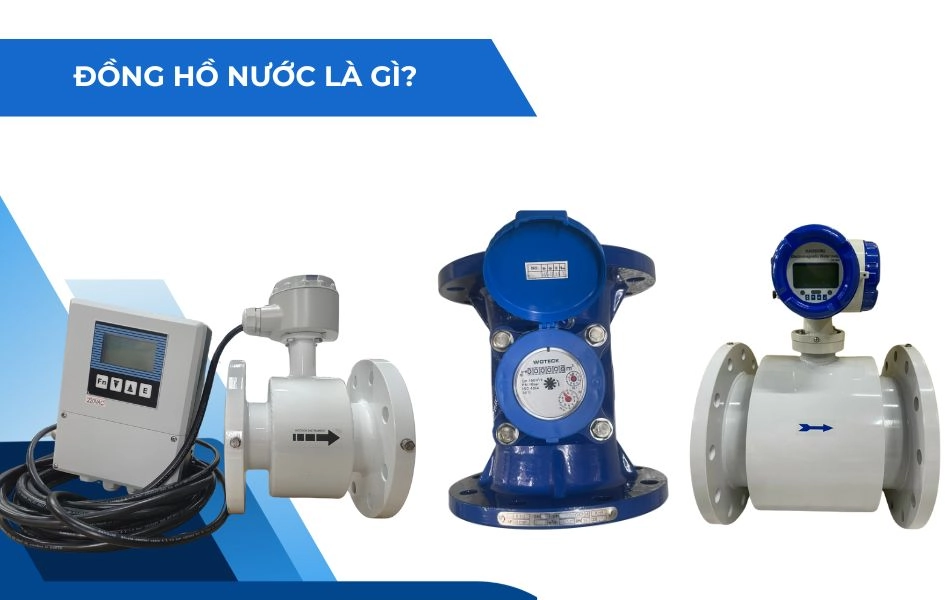 Đồng hồ đo nước giúp đo lường lưu lượng dòng chảy trong hệ thống