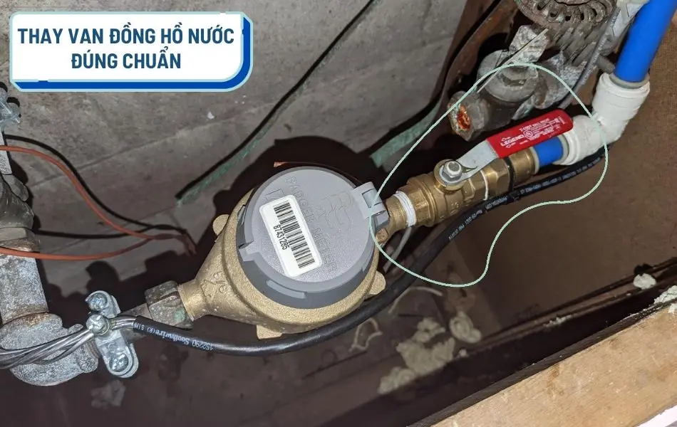 Kinh nghiệm thay van đồng hồ nước đúng cách tại nhà