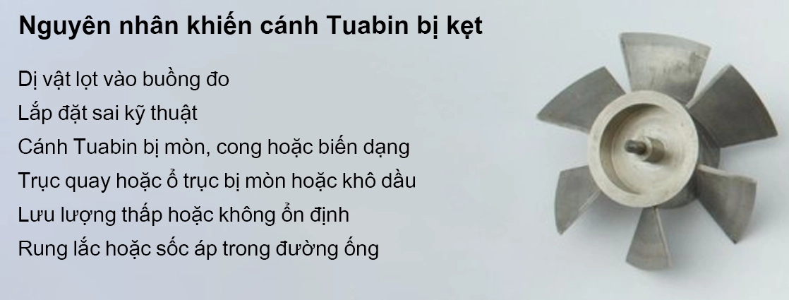 Nguyên nhân khiến cánh Tuabin bị kẹt