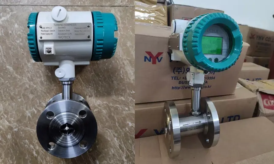 Đồng hồ đo lưu lượng Tuabin