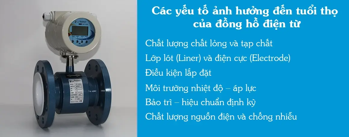 Các yếu tố ảnh hưởng đến tuổi thọ của đồng hồ điện từ