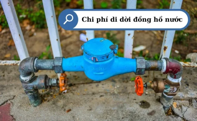 Những thủ tục di dời đồng hồ nước cần biết và các chi phí liên quan