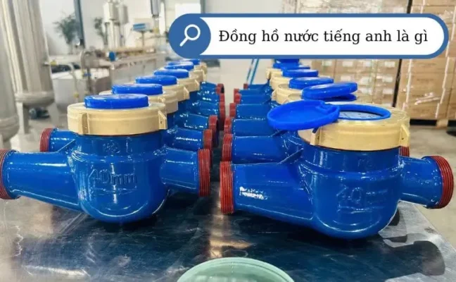 Đồng hồ nước tiếng Anh là gì?