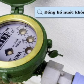 Đồng hồ nước không chạy hay chạy không ổn định