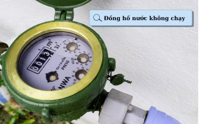 Đồng hồ nước không chạy hay chạy không ổn định