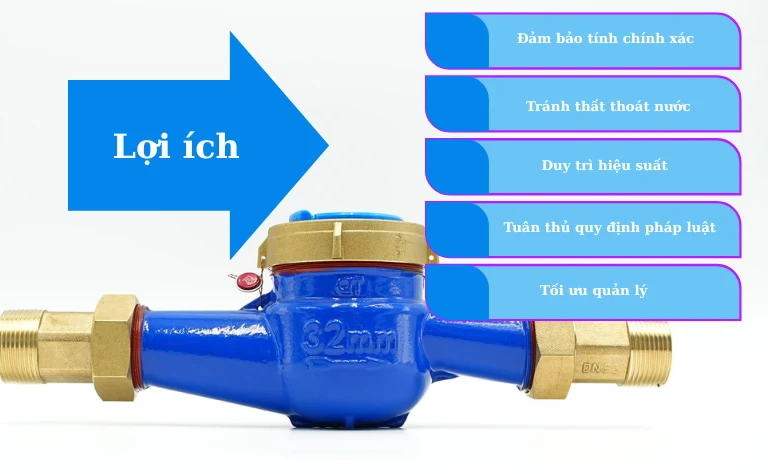 Vì sao cần thay thế đồng hồ nước định kỳ theo quy định?