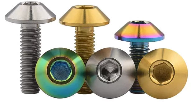 Bu lông đầu dù titan